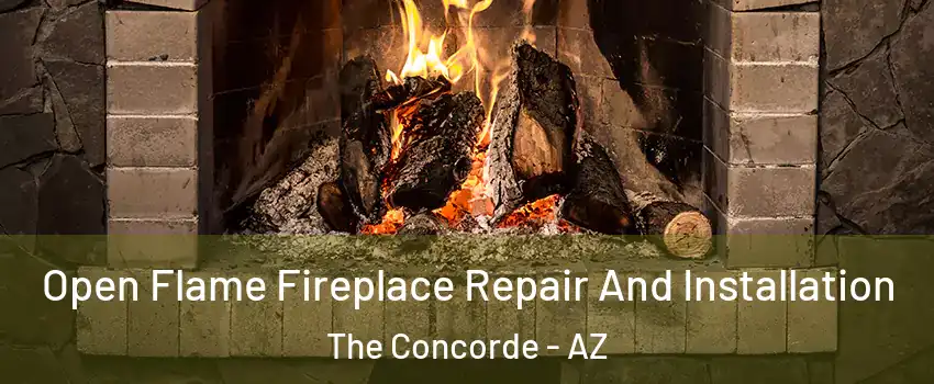 Open Flame Fireplace Repair And Installation The Concorde - AZ