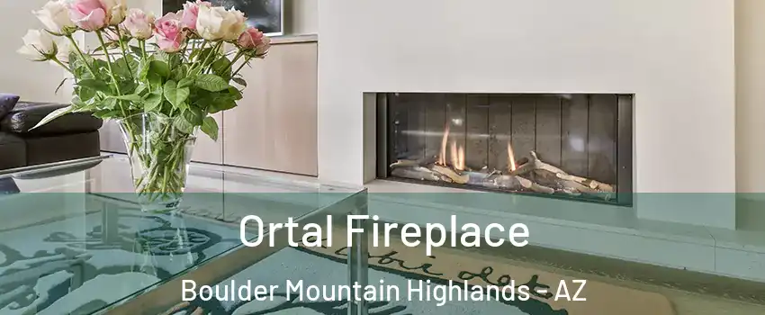 Ortal Fireplace Boulder Mountain Highlands - AZ