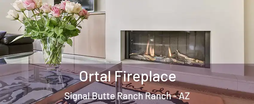 Ortal Fireplace Signal Butte Ranch Ranch - AZ