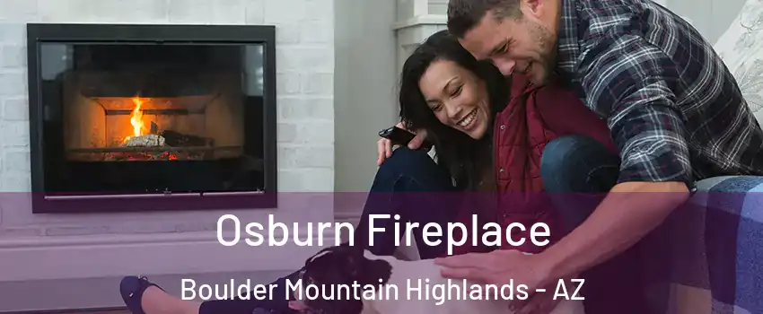 Osburn Fireplace Boulder Mountain Highlands - AZ