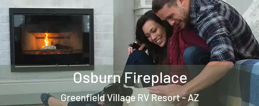 Osburn Fireplace Greenfield Village RV Resort - AZ