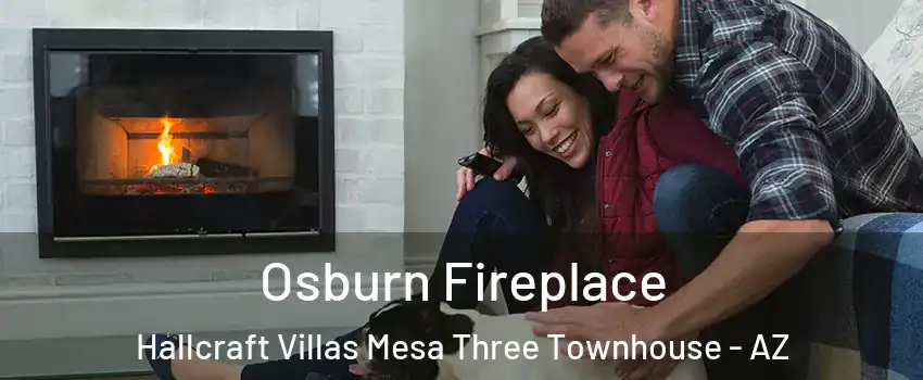 Osburn Fireplace Hallcraft Villas Mesa Three Townhouse - AZ
