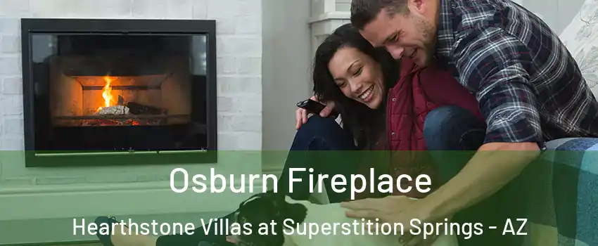 Osburn Fireplace Hearthstone Villas at Superstition Springs - AZ