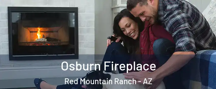 Osburn Fireplace Red Mountain Ranch - AZ
