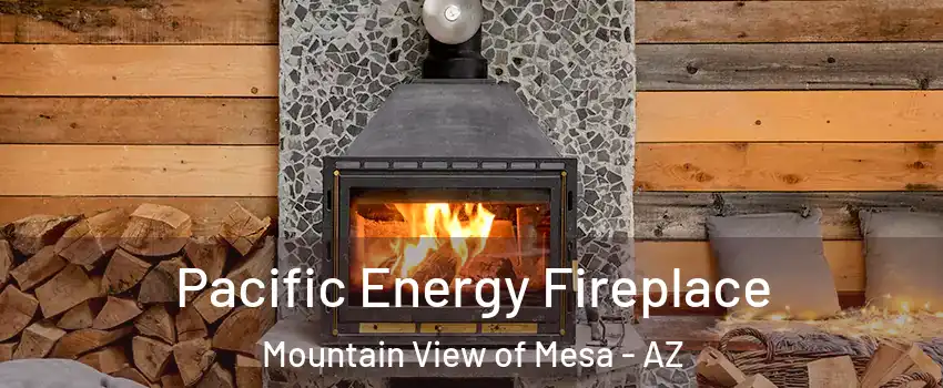 Pacific Energy Fireplace Mountain View of Mesa - AZ