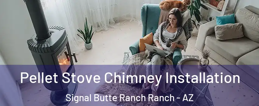 Pellet Stove Chimney Installation Signal Butte Ranch Ranch - AZ