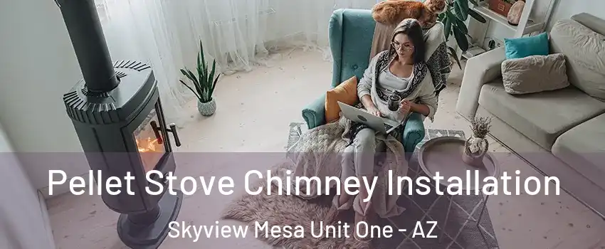 Pellet Stove Chimney Installation Skyview Mesa Unit One - AZ