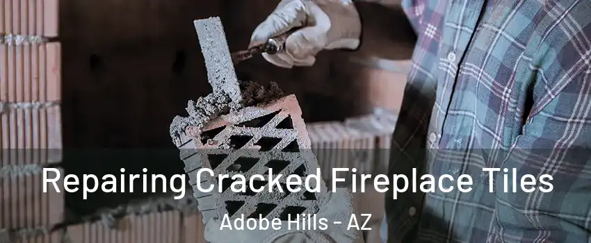 Repairing Cracked Fireplace Tiles Adobe Hills - AZ