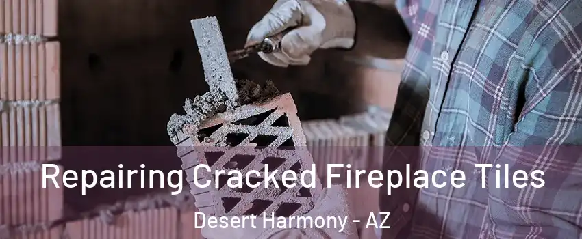 Repairing Cracked Fireplace Tiles Desert Harmony - AZ