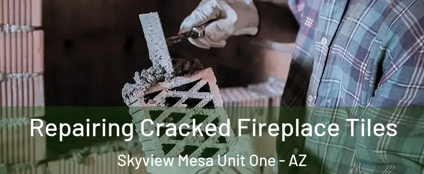 Repairing Cracked Fireplace Tiles Skyview Mesa Unit One - AZ