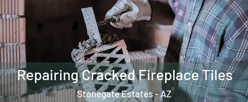 Repairing Cracked Fireplace Tiles Stonegate Estates - AZ