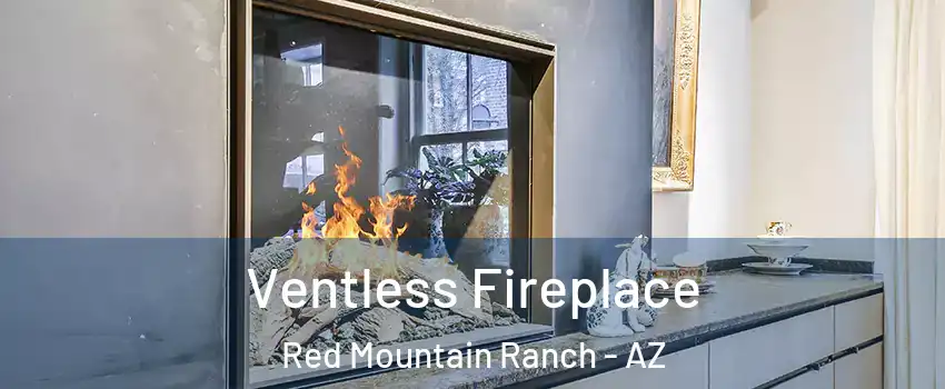 Ventless Fireplace Red Mountain Ranch - AZ